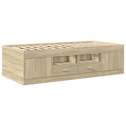 Daybed | Sonoma oak | Engineered wood | Small Single | Daybed
