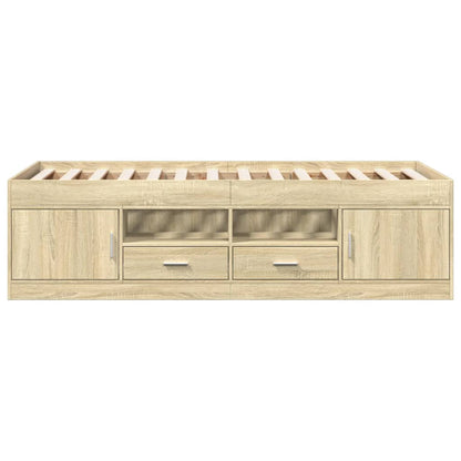 Daybed | Sonoma oak | Engineered wood | Small Single | Daybed