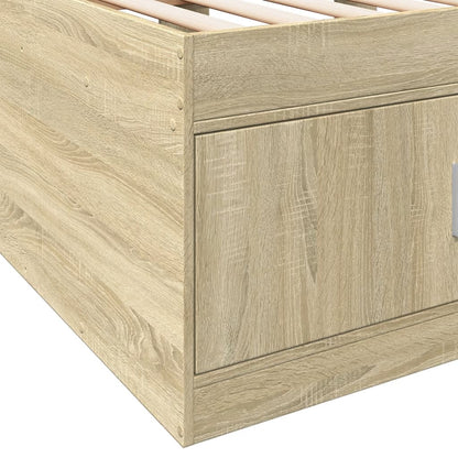 Daybed | Sonoma oak | Engineered wood | Small Single | Daybed