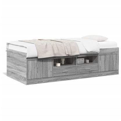 Daybed | Grey sonoma | Engineered wood | Small Single | Daybed