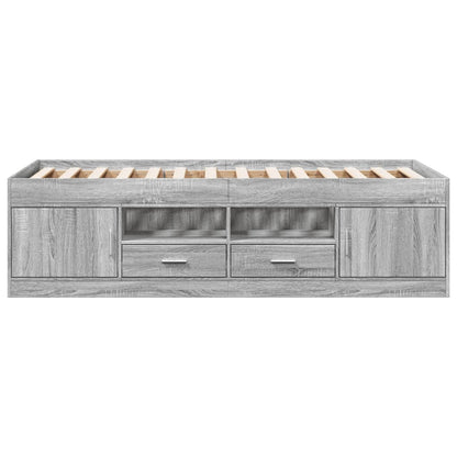 Daybed | Grey sonoma | Engineered wood | Small Single | Daybed
