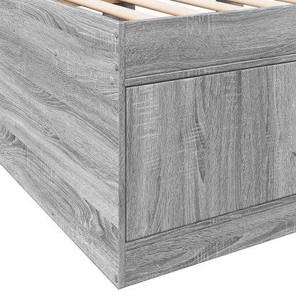 Daybed | Grey sonoma | Engineered wood | Small Single | Daybed