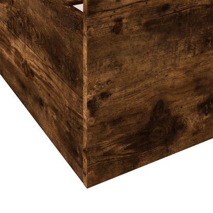 Bed Frame | Smoked Oak | Engineered wood | Double | Bed Frame