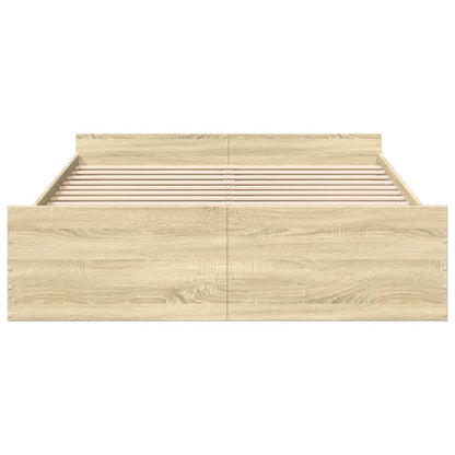 Bed Frame | Sonoma Oak | Engineered wood | King | Storage | Bed Frame