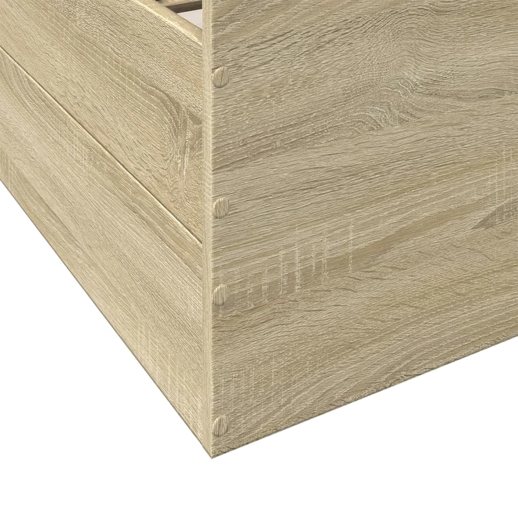 Bed Frame | Sonoma Oak | Engineered wood | King | Storage | Bed Frame