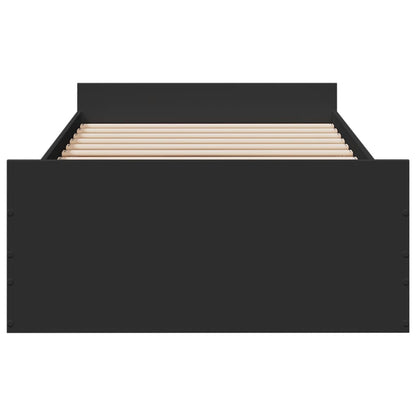 Bed Frame | Black | Engineered wood | Small Single | Bed Frame