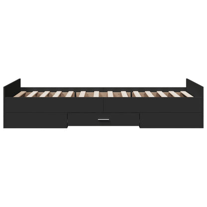 Bed Frame | Black | Engineered wood | Small Single | Bed Frame
