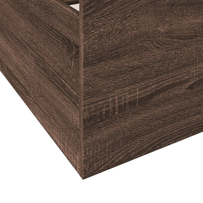 Bed Frame | Brown oak | Engineered wood | Small Single | Bed Frame