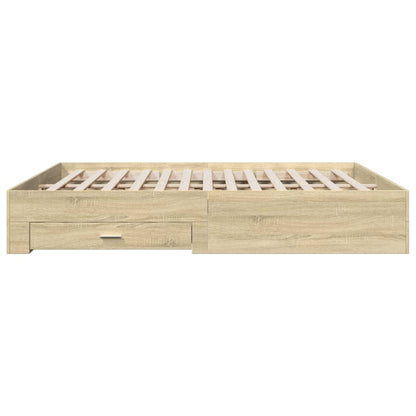 Bed Frame | Sonoma oak | Engineered wood | Super King Size | Bed Frame