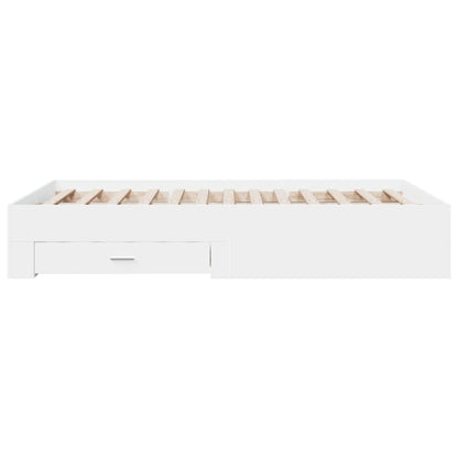 Bed Frame | White | Engineered wood, Plywood | Double | Bed Frame