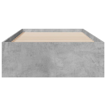 Bed Frame | Concrete grey | Engineered wood, plywood | Single | Bed Frame