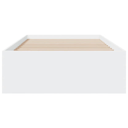 Bed Frame | White | Engineered wood | Single | Bed Frame | Rectangular