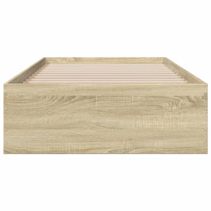 Bed Frame | Sonoma Oak | Engineered Wood | 75x190 cm Small Single