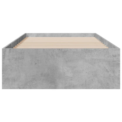 Bed Frame | Concrete Grey | Engineered wood, Plywood | Small Single