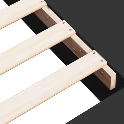 Bed Frame without Mattress Black 100x200 cm