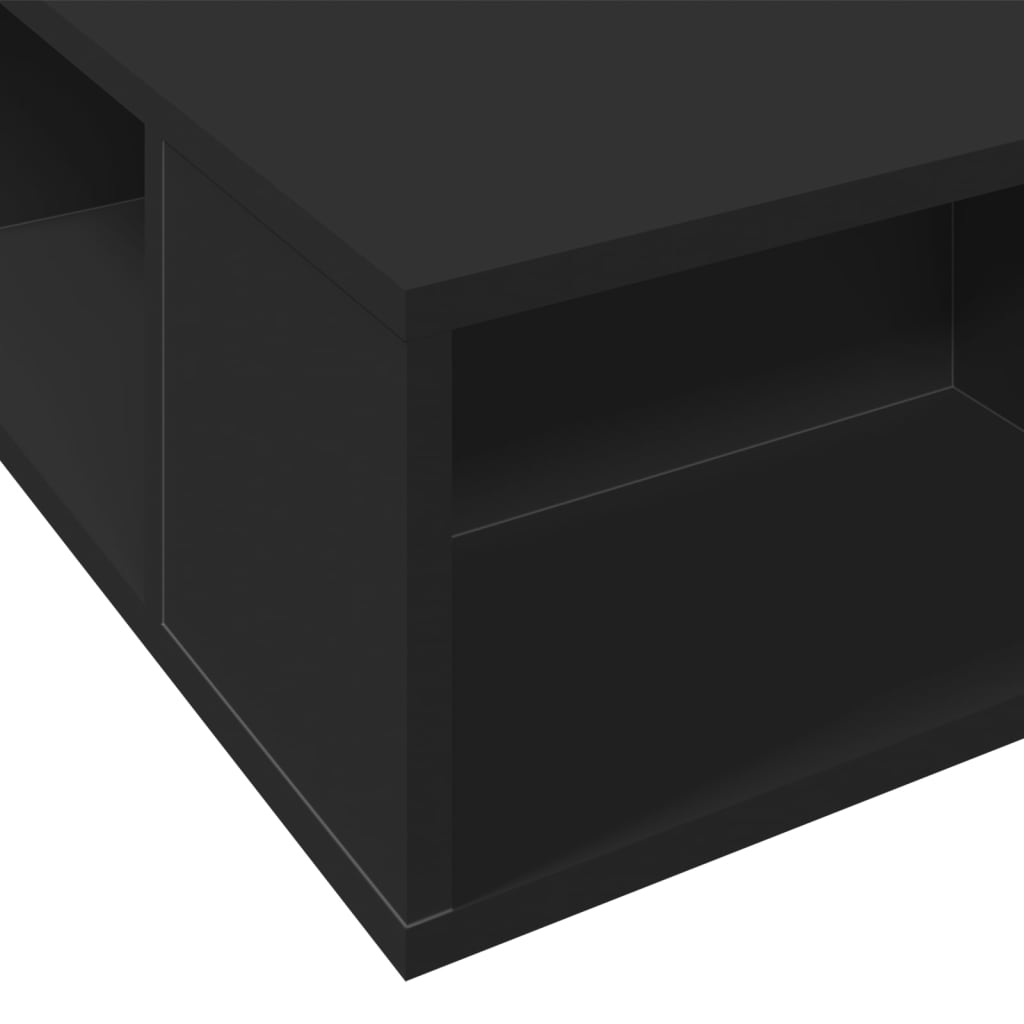 Bed Frame without Mattress Black 100x200 cm
