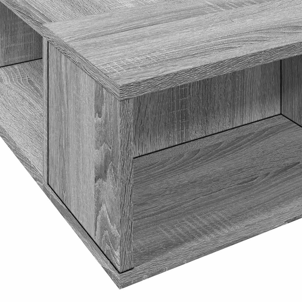 Bed Frame without Mattress Grey Sonoma 90x200 cm