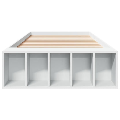 Bed Frame without Mattress White 100x200 cm
