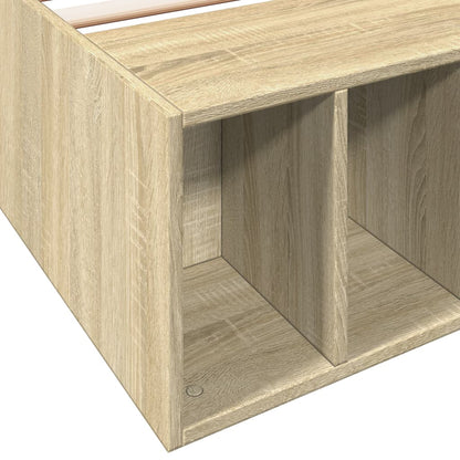Bed Frame without Mattress Sonoma Oak 90x190 cm Single