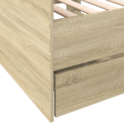 Daybed | Sonoma Oak | Engineered Wood | 100x200 cm