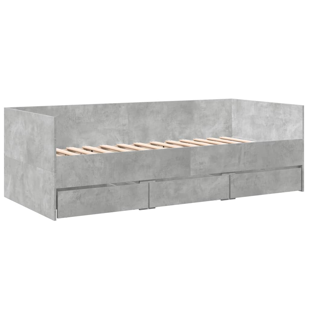 Daybed | Concrete Grey | Engineered wood | 100 x 200 cm