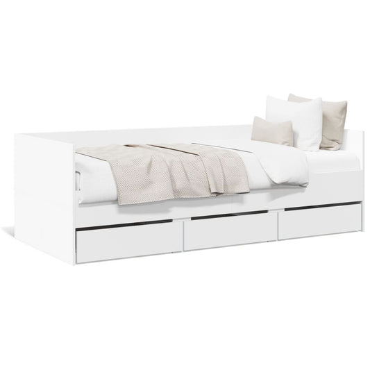 Daybed | White | Engineered Wood | Single | Pull-Out | Daybed