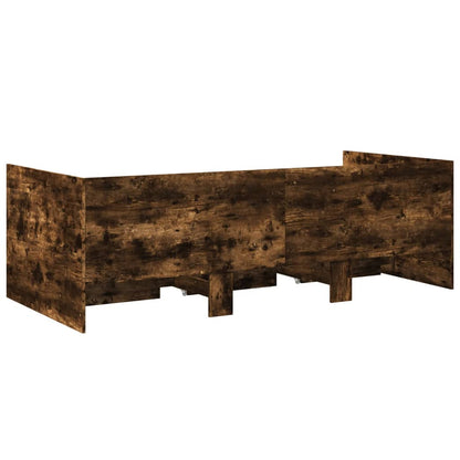 Daybed | Smoked Oak | Engineered wood | 90x200 cm | Convertible