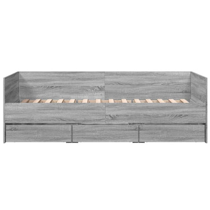 Daybed | Grey Sonoma | Engineered Wood | Single to Double