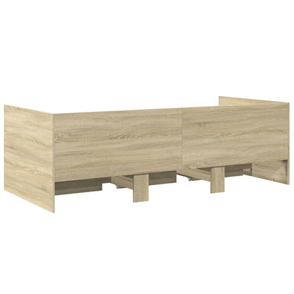 Daybed | Sonoma Oak | Engineered Wood | Small Single