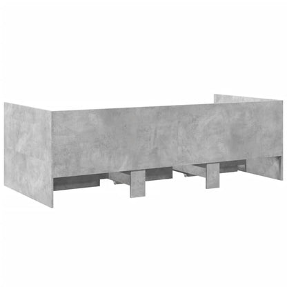 Daybed | Concrete grey | Engineered wood | Small Single