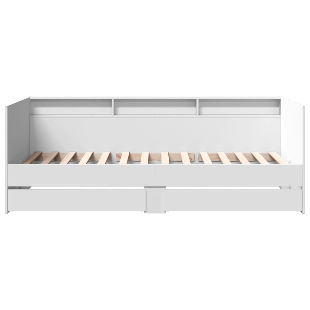 Daybed | White | Engineered wood | 100x200 cm