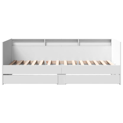 Daybed | White | Engineered wood | 100x200 cm