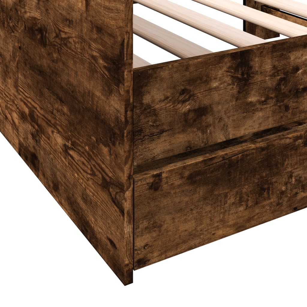 Daybed | Smoked Oak | Engineered Wood | Single