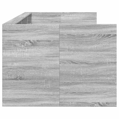 Daybed | Grey sonoma | Engineered wood | Single | Daybed | Rectangular