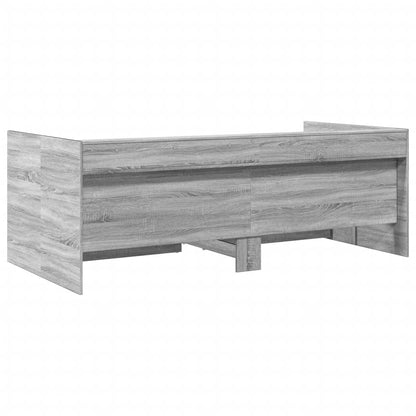 Daybed | Grey sonoma | Engineered wood | Single | Daybed | Rectangular