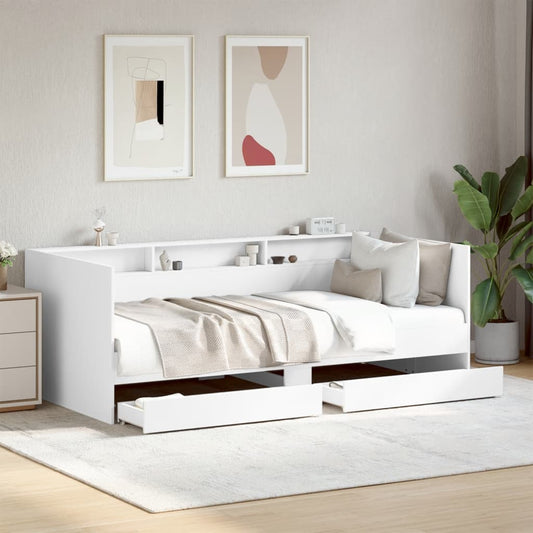 Daybed | White | Engineered wood | Standard Single