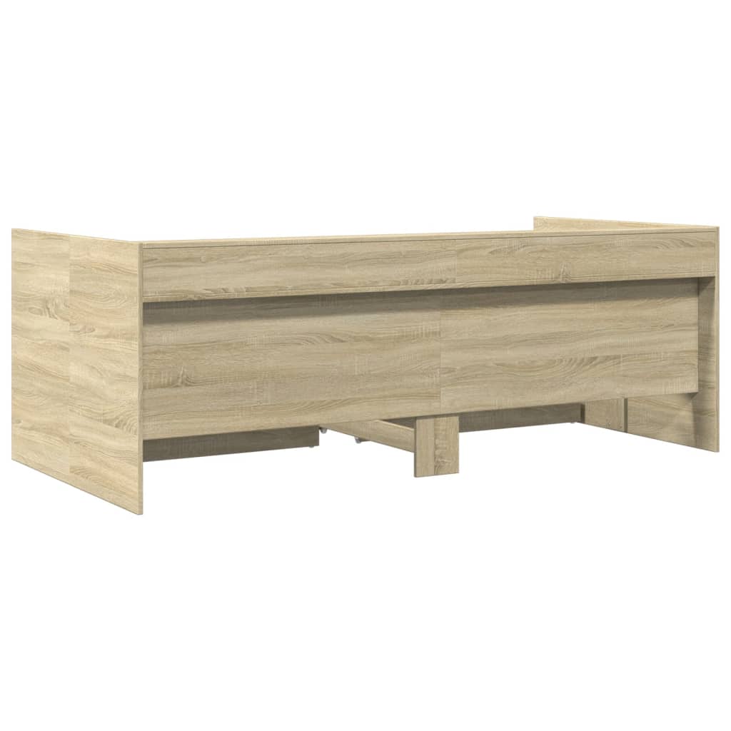 Daybed | Sonoma Oak | Engineered Wood | 90 x 200 cm