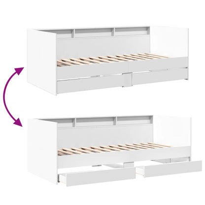 Daybed | White | Engineered wood | Single | Daybed | Rectangular