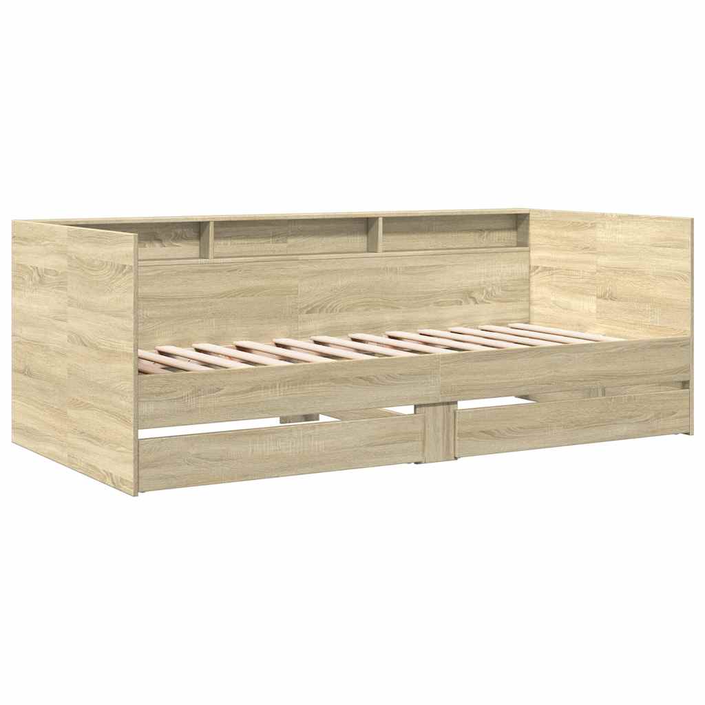 Daybed | Sonoma Oak | Engineered Wood | 90 x 190 cm | Daybed
