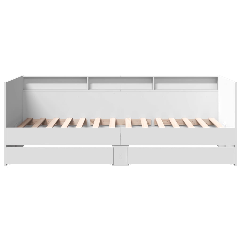 Daybed | White | Engineered wood | Small Single | Daybed | Rectangular