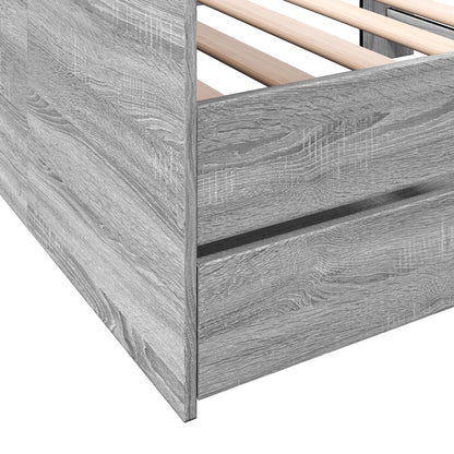 Daybed | Grey Sonoma | Engineered Wood | Small Single