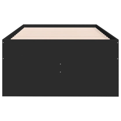 Daybed with Drawers without Mattress Black 100x200 cm