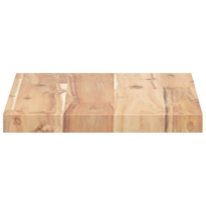 Floating Shelves 3 pcs 40x20x2 cm Untreated Solid Wood Acacia