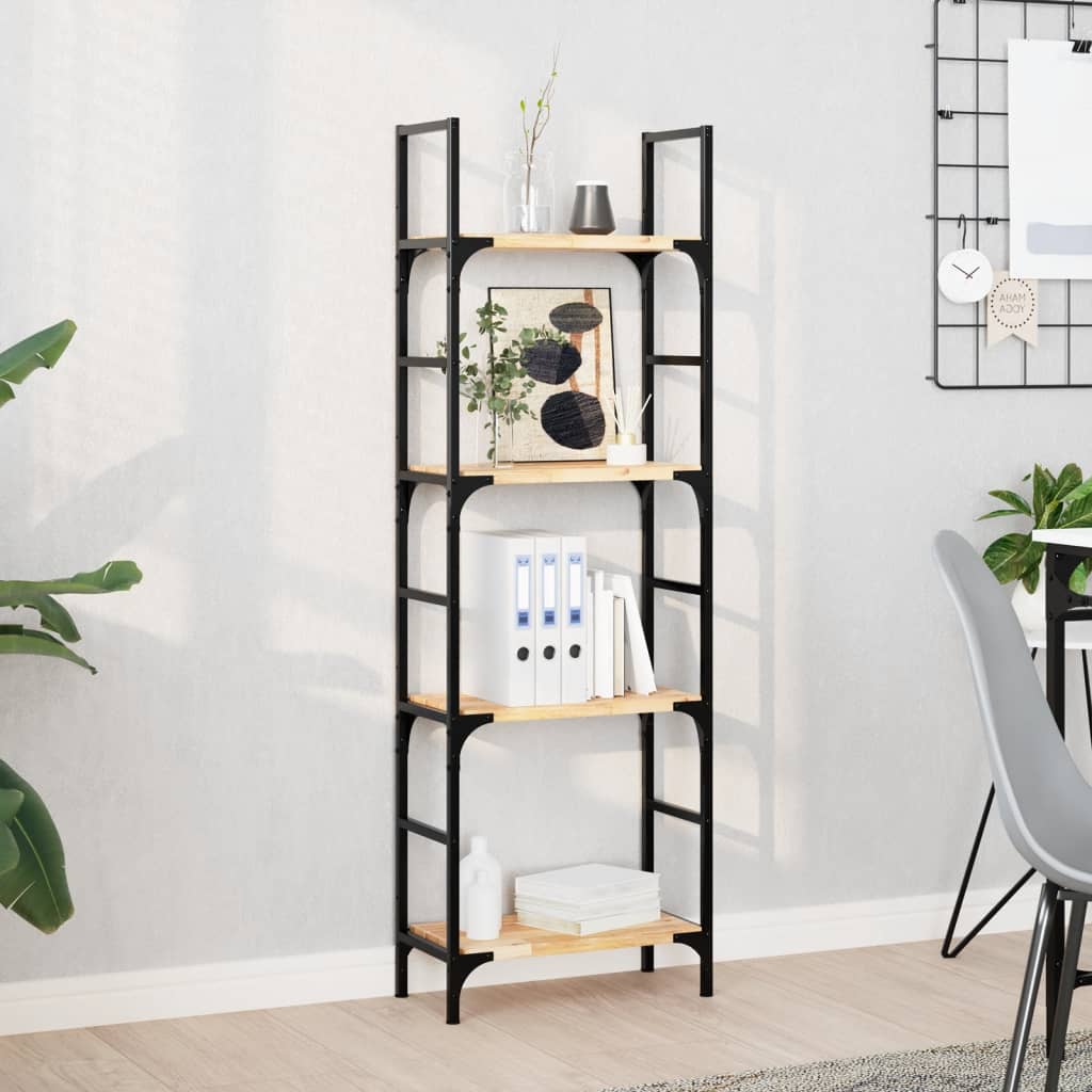 Floating Shelf 60x20x2 cm Untreated Solid Wood Acacia