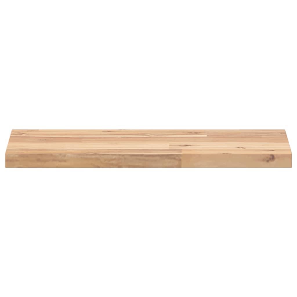 Floating Shelves 2 pcs 60x20x2 cm Untreated Solid Wood Acacia