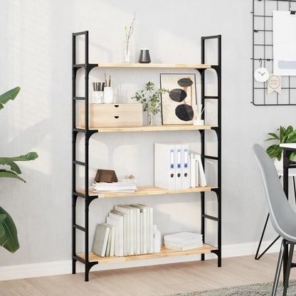 Floating Shelf 80x20x2 cm Untreated Solid Wood Acacia