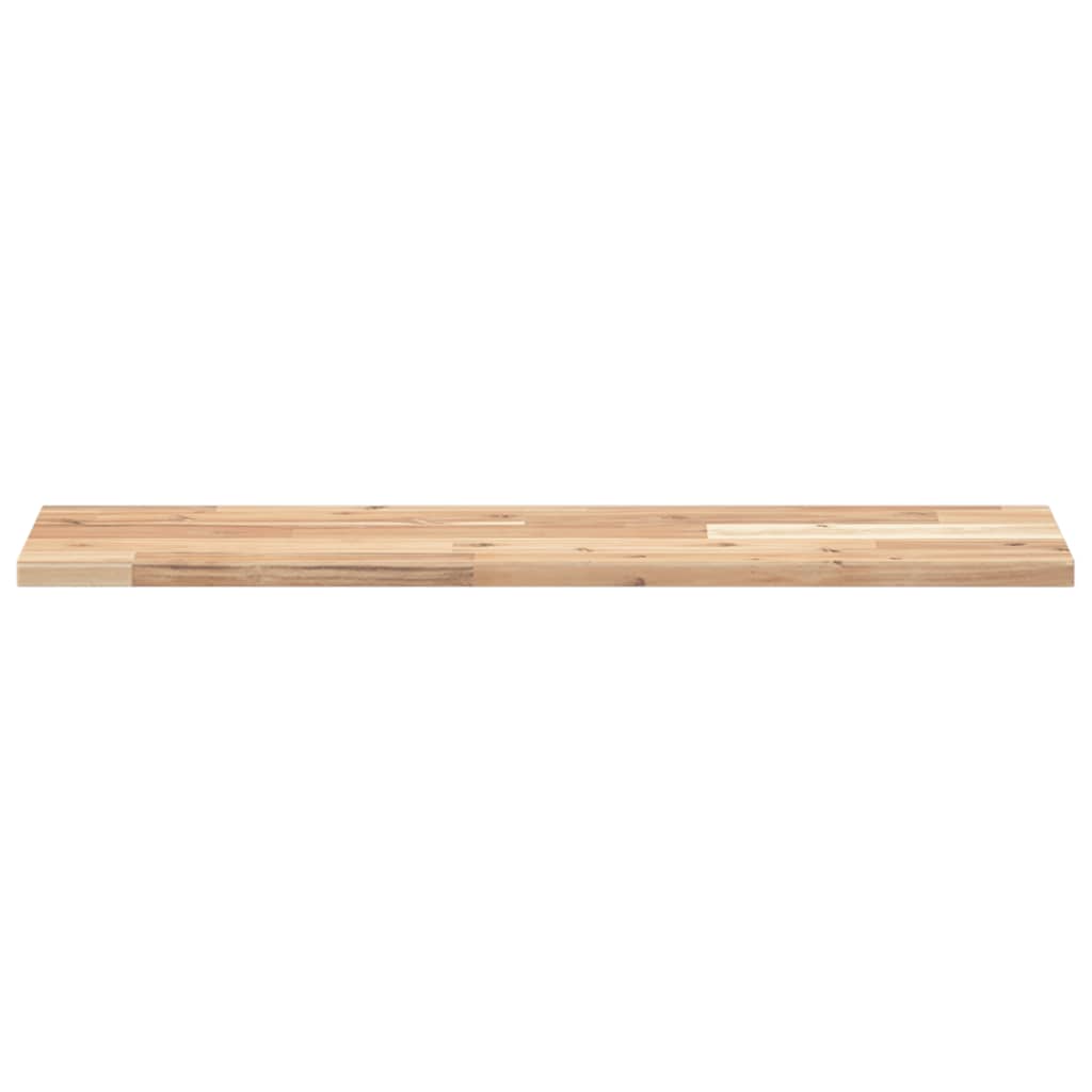 Floating Shelves 2 pcs 100x20x2 cm Untreated Solid Wood Acacia