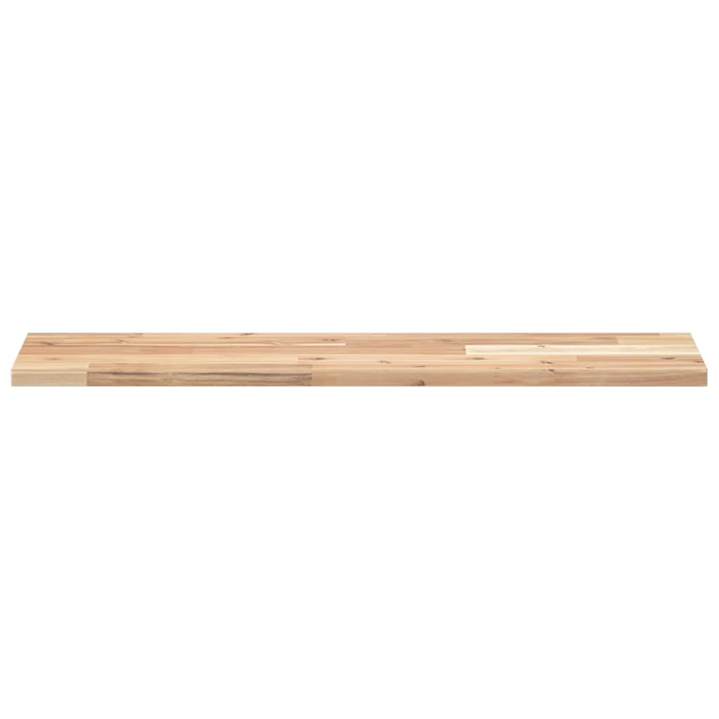 Floating Shelves 4 pcs 100x20x2 cm Untreated Solid Wood Acacia