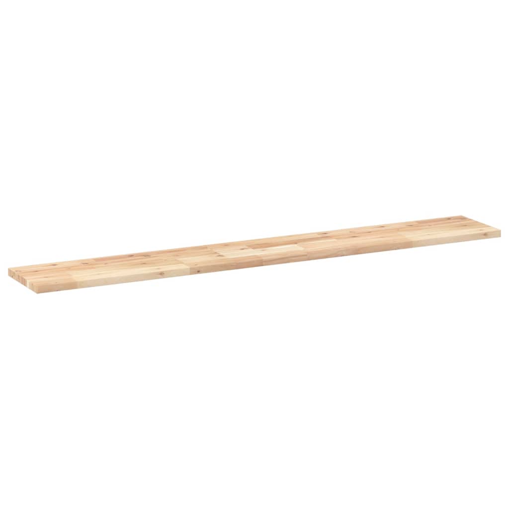 Floating Shelf 120x20x2 cm Untreated Solid Wood Acacia