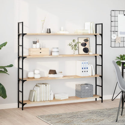Floating Shelves 3 pcs 120x20x2 cm Untreated Solid Wood Acacia